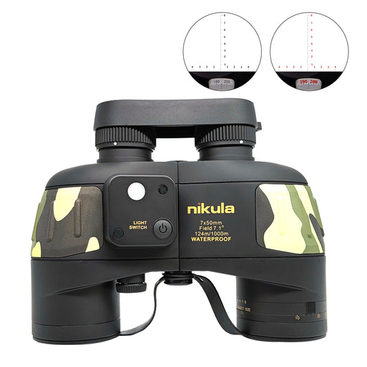 Nikula Camouflage Binoculars 7X50 10X50 Bak4 FMC Lens Hunting Binocular Telescope for Adults