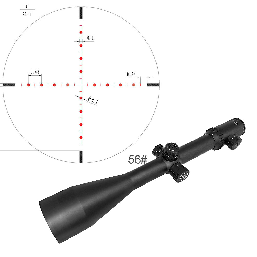 Tontube  Nightforce advanced Tactical Riflescope 4-50X75 FFP ED on Air Rifle