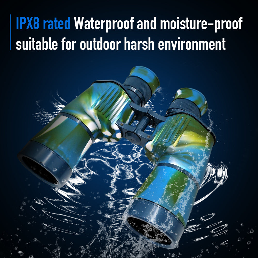 7x50 High Power Waterproof binoculars FMC coating BAK4 prism Adults perfect for outdoor