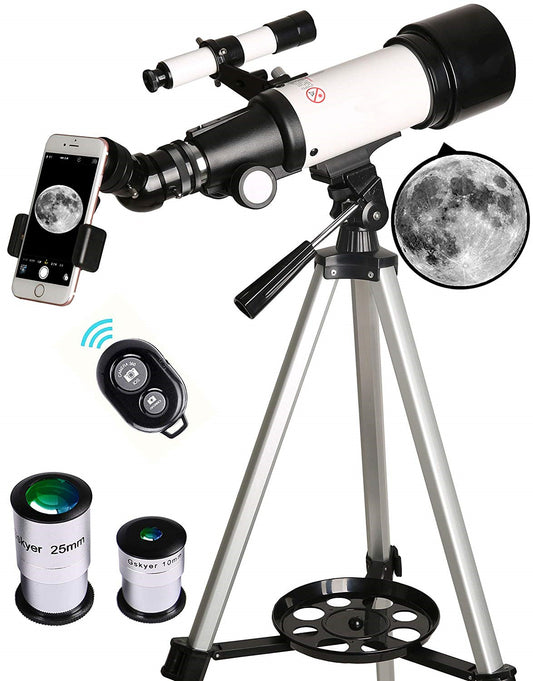 Tontube Best Astronomical Refractor FMC Telescope 70mm aperture 400mm