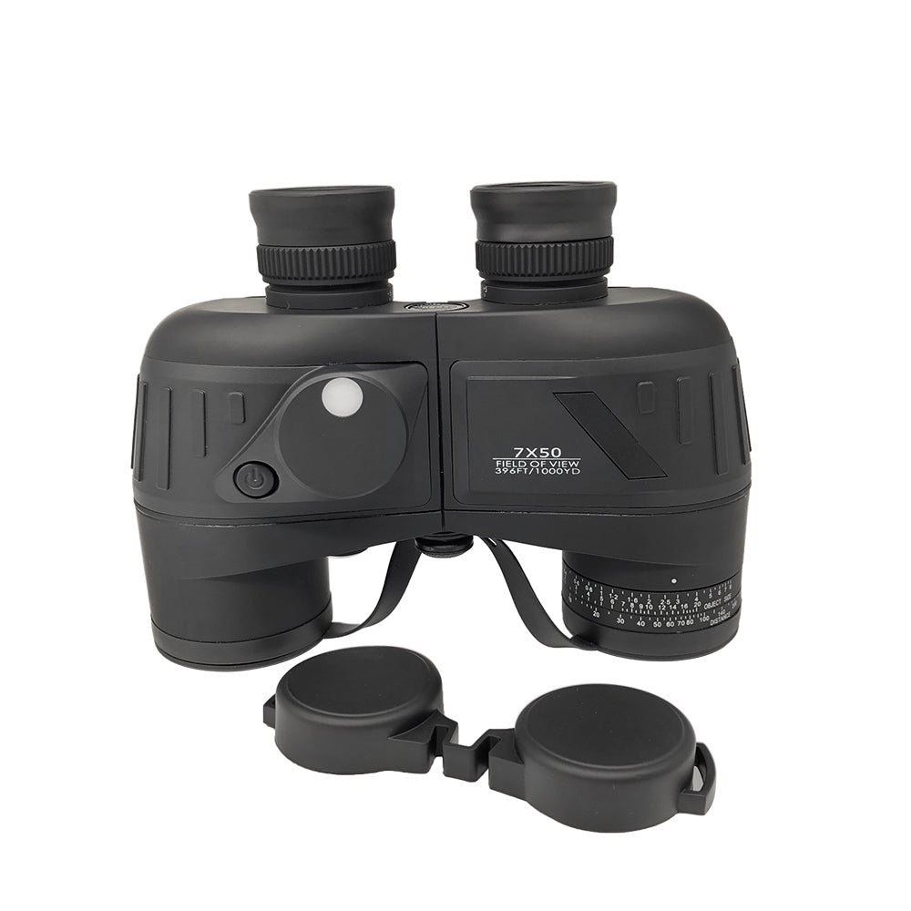 Tontube 7X50 Rangefinder Binoculars IPX7 Waterproof Wide View for Hunting Navigation