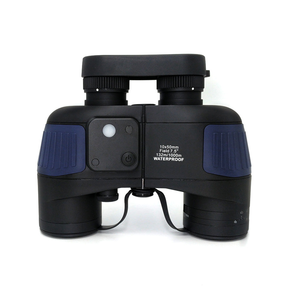 Tontube 10x50 Top Sailing Binoculars with Range finder Compass for Hunting Military