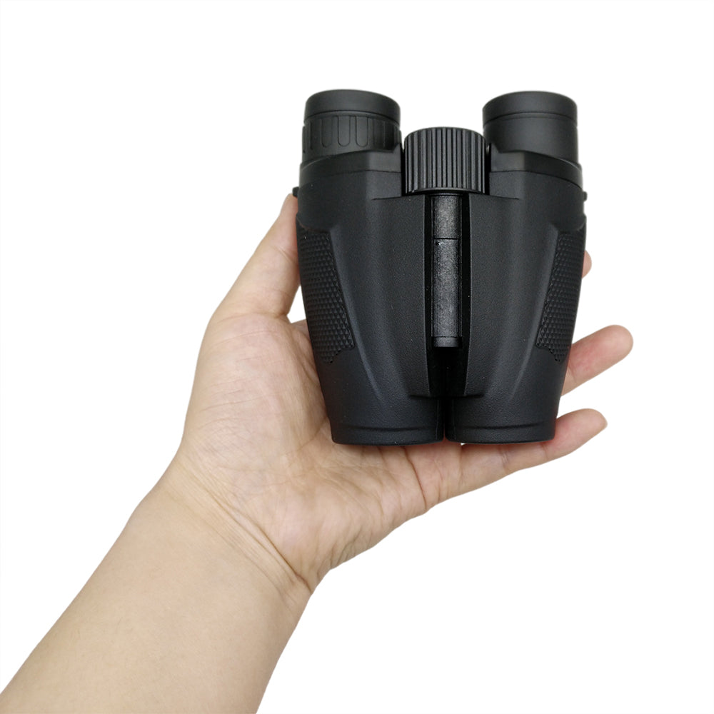 Tontube 10x25 lightweight Binoculars BAK4 Porro FMC Lens with Long distance for bird watching