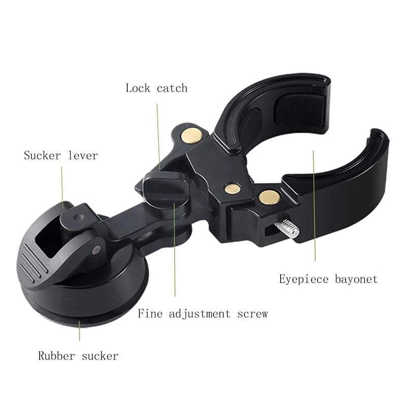 Tontube Mobile Phone Telescope Clip Bracket Adapter Holder for Monocular Binoculars