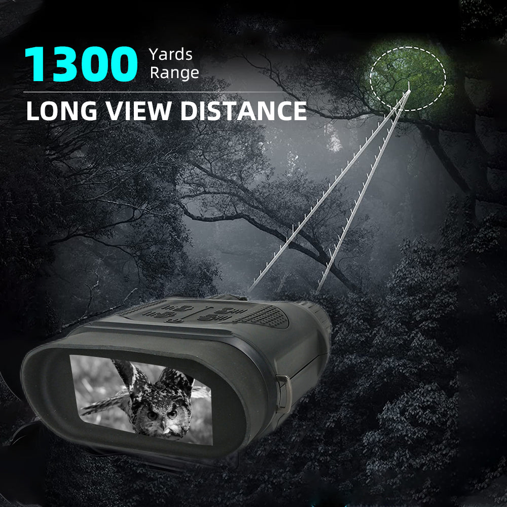 Night Vision Goggles Digital Infrared Binoculars for Hunting & Security with Picture and Video Record Function